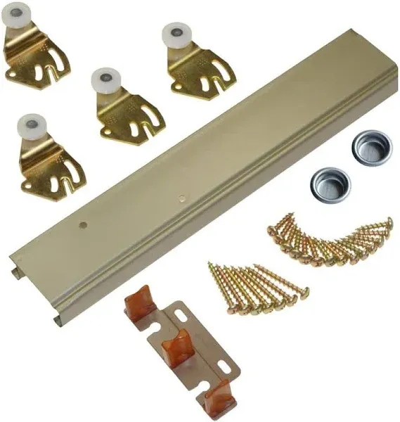 Johnson Hardware Bypass Door Hardware Set 1166G602