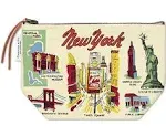 Cavallini NYC Icons Vintage Zipper Pouch