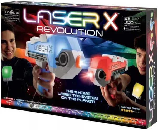 Laser x Revolution - Laser Tag Gaming Blaster Set - Two Player