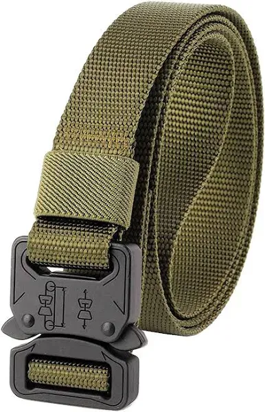 1 Inch Nylon Tactical Belt Quick Release Metal Buckle Heavy Duty Military Spo...