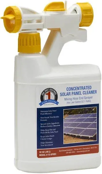 Bare Ground Solar Panel Cleaner Concentrate