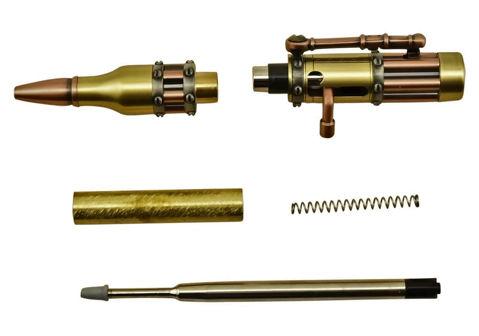 Rockler Steampunk Bolt-Action Pen Hardware Kit