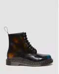 Dr. Martens, 1460 Brush Off Leather Lace Up Boots in Black, Size 6