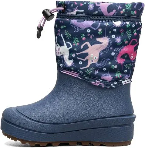 BOGS Unisex-Child Snow Shell Boots-Unicorn Meadow (Toddler/Little Big Kid)