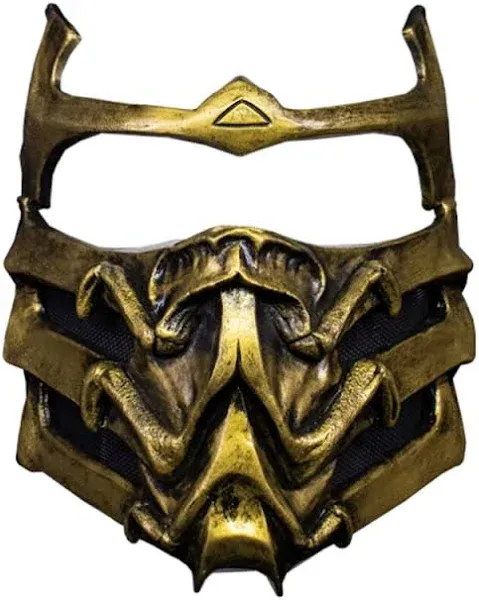 Mortal Kombat Scorpion Plastic Adult Costume Mask