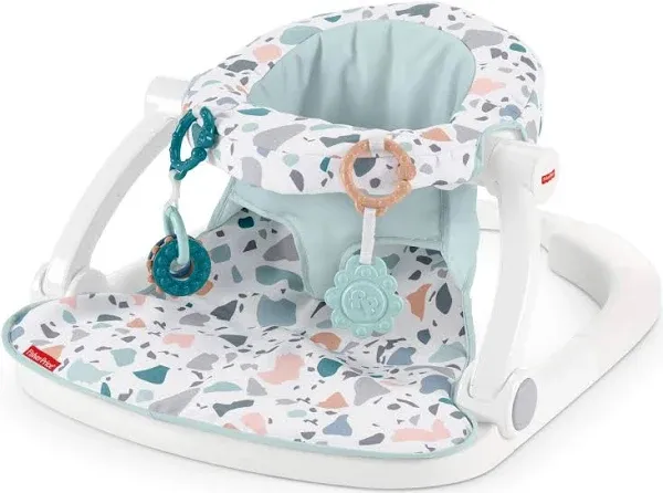 Fisher-Price Portable Baby Chair Sit-Me-Up Floor Seat (Pacific Pebble)