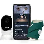 Owlet - Dream Duo: Dream Sock Baby Monitor and HD Camera - Deep Sea Green