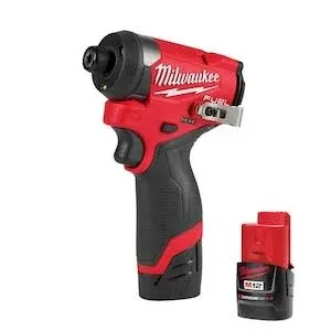 Milwaukee 3453-22 M12 Fuel 1/4" Hex Impact Driver Kit