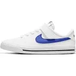 Nike Court Legacy Little Kids' Shoes White,Black,Game Royal