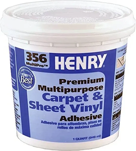 Henry Multipurpose Floor Covering Adhesive - 1 qt bucket 