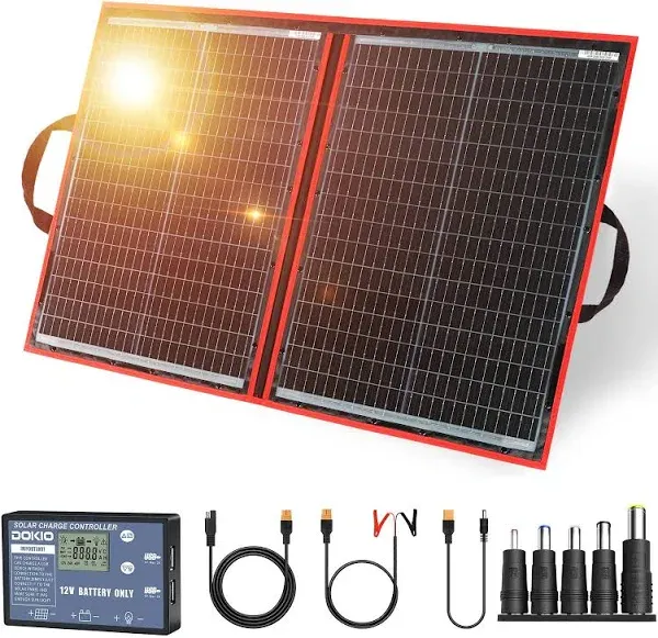 DOKIO 110W Portable Solar Panel Kit