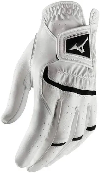 Mizuno 2020 Elite Golf Glove White/Black, Small, Right Hand