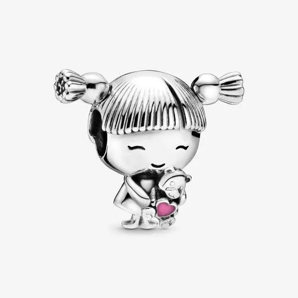 Pandora Girl with Pigtails Charm - 798016EN160