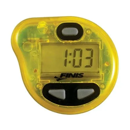 FINIS Tempo Trainer Pro Audible Metronome Pacing Device , Yellow/Blk, Small