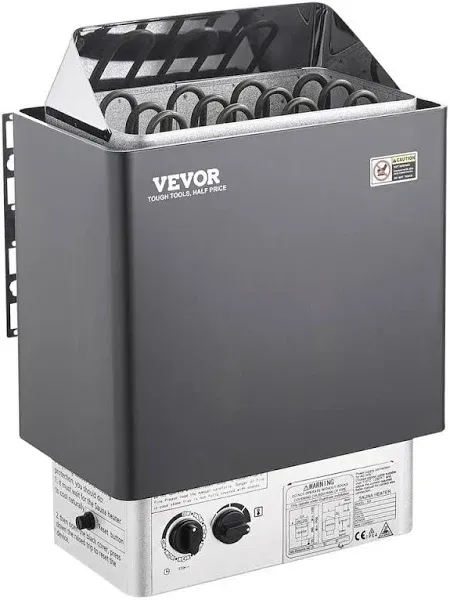 VEVOR 6KW Sauna Heater Stove Wet &amp; Dry w/ Internal Controller Digital 220V