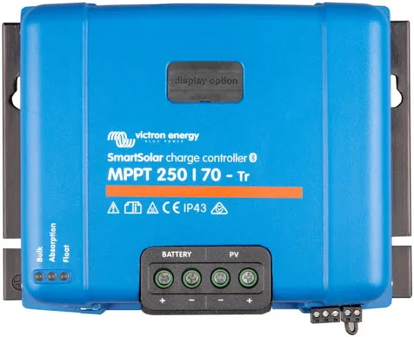 Victron SmartSolar MPPT Solar Charge Controller - 250V - 100Am- VE.CAN Port - UL Approved [SCC125110412]