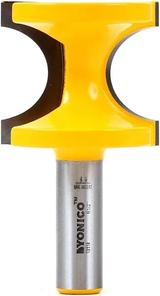 Yonico 13118 1" Bead Bullnose Router Bit 1/2" Shank