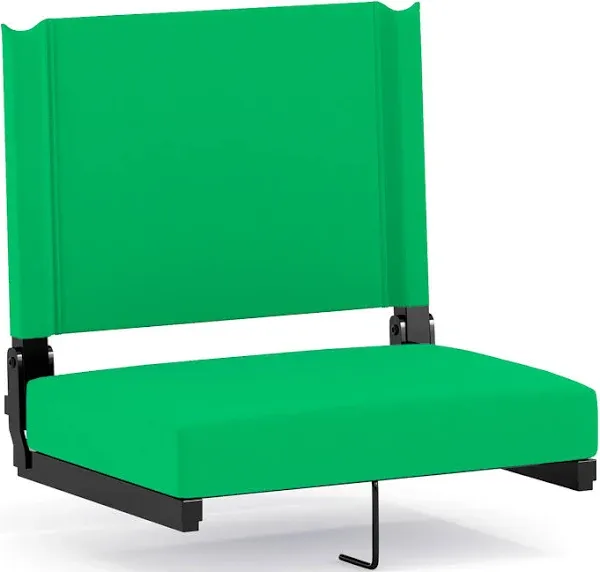 Grandstand Comfort SEATS by Flash with Ultra-Padded Seat Bright Green