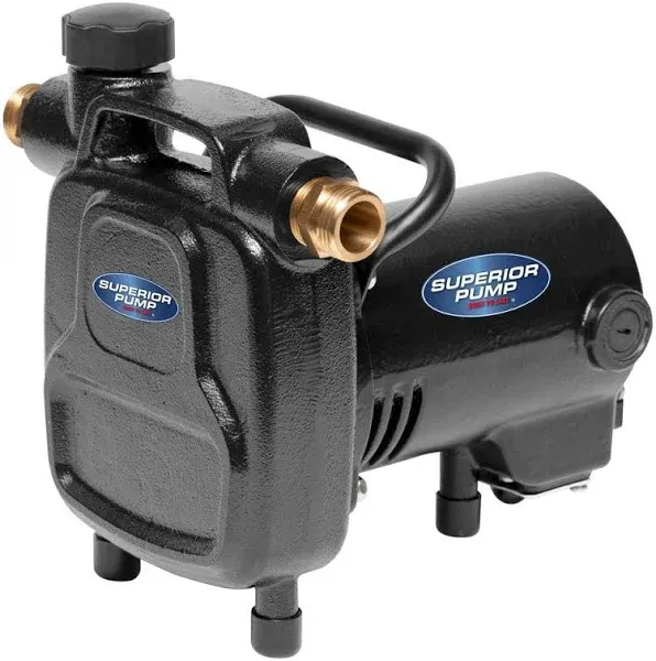 Superior Pump 90050 1/2 HP Heavy-Duty Cast Iron Utility Water Transfer Pump