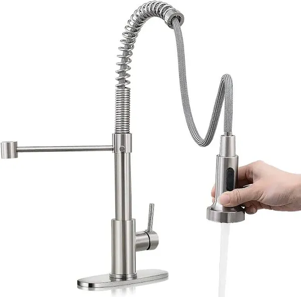 HGN Kitchen Faucet with Single Handle Pull Down LED  Assorted Styles , Colors 