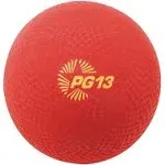 Champion Sports Playground Ball, Red / 13"