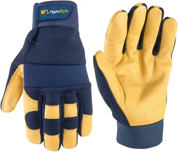 Wells Lamont Men's HydraHyde Water-Resistant Leather Work Gloves