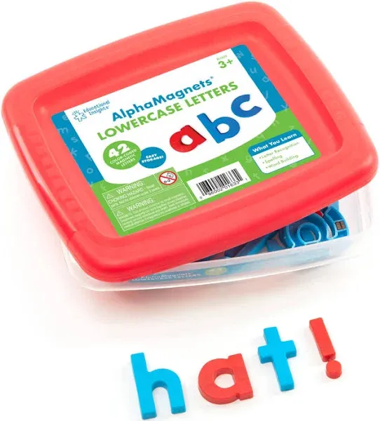 Educational Insights AlphaMagnets - Color-Coded Lowercase (42 Pieces)