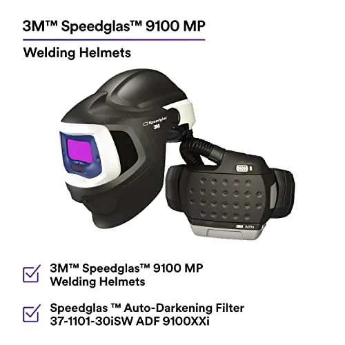 3M Adflo PAPR with Speedglas Welding Helmet 9100 FX-Air, 36-1101-30SW