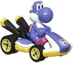 Hot Wheels Mario Kart Blue Yoshi Die-Cast