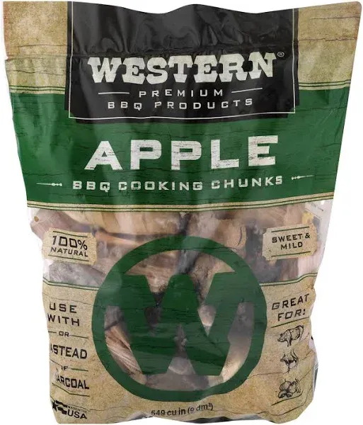 Western Apple Wood BBQ Smoking Chips