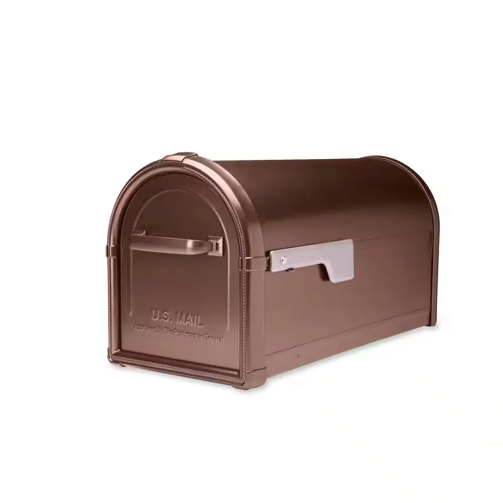 Architectural Mailboxes Hillsborough Post Mount Mailbox Copper