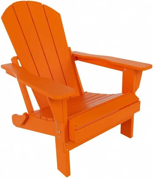 Outdoor Folding Poly Adirondack Chair