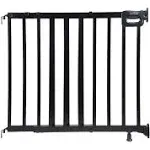 Summer Infant Deluxe Stairway Simple to Secure Wood Baby Gate - Black