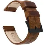 Weathered Brown Leather Watch Band