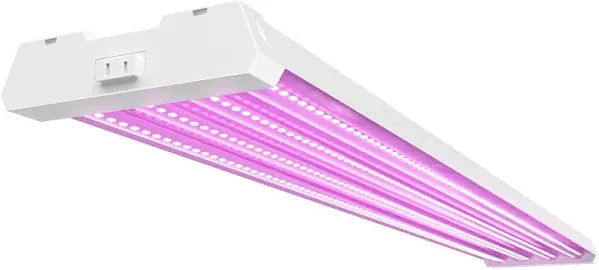 Sunco 4FT LED Grow Lights Full Spectrum for Indoor Plants 80W Integrated Suspended Fixture