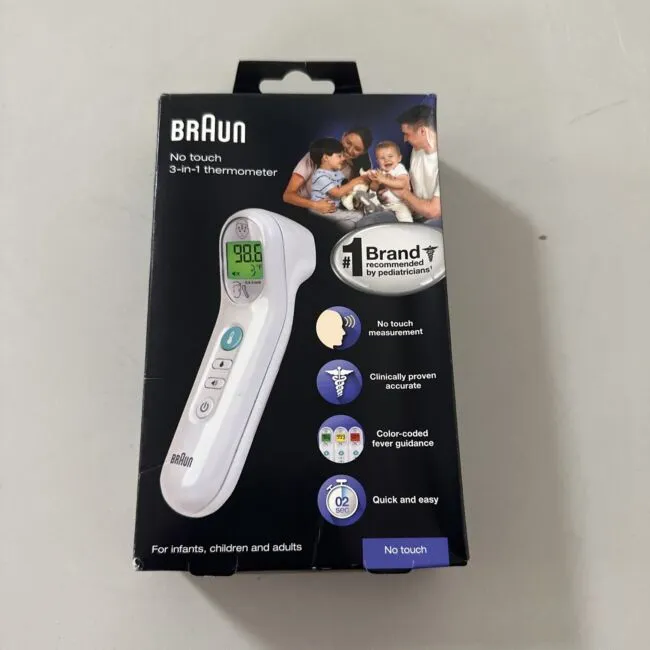 Braun No Touch 3-in-1 Thermometer