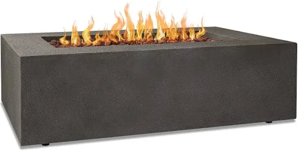 Real Flame Baltic Rectangle Fire Table