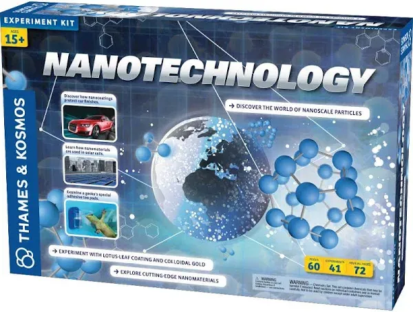 Thames &amp; Kosmos Nanotechnology Science Experiment Kit Germany NEW SEALED BOX