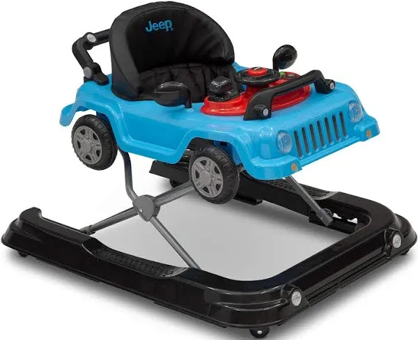 Jeep Wrangler Baby Walker 3 In 1 Activity Center Toy Car Boys Girls Sounds Red