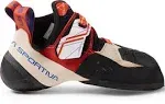 La Sportiva Solution Climbing Shoe - Women&s White/Lily Orange / 34