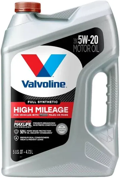 Valvoline Full Synthetic High Mileage with MaxLife Technology 5W-20 Motor Oil