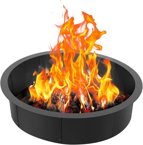 VEVOR Fire Pit Ring Outer Inner Steel Fire Pit Liner DIY Campfire Ring