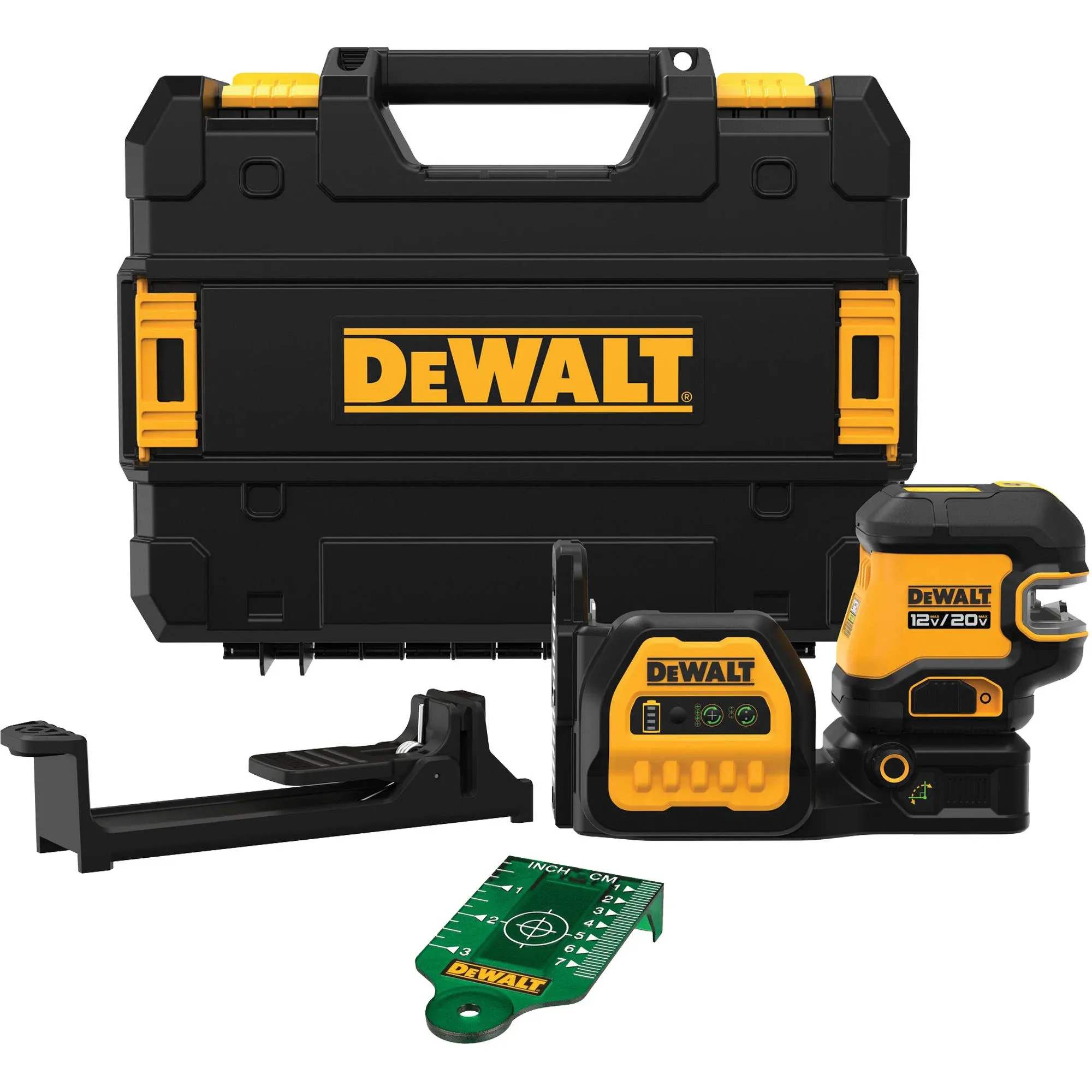 DeWalt DCLE34520GB 20V MAX* Cordless 5-Spot Green Line Laser (Tool Only)