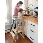 Little Partners Learn 'N Fold Learning Tower - Natural