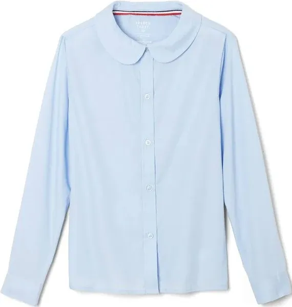 French Toast Girls' Modern Peter Pan Collar Blouse