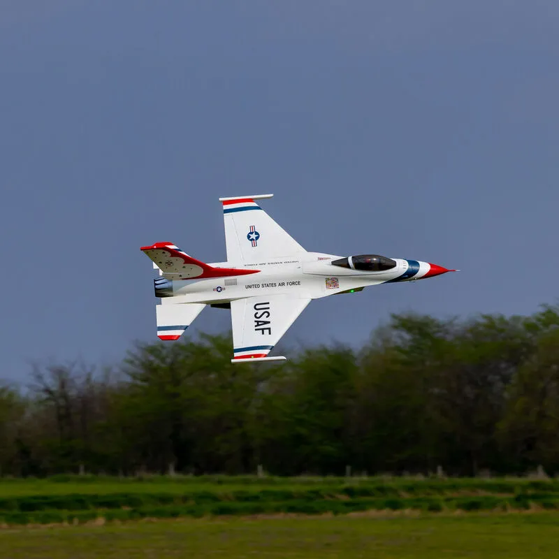 E-flite F-16 Falcon Thunderbird 80mm ARF Plus Airplane