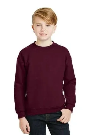 G180B Boy's Gildan Youth Heavy Blend Fleece Crew