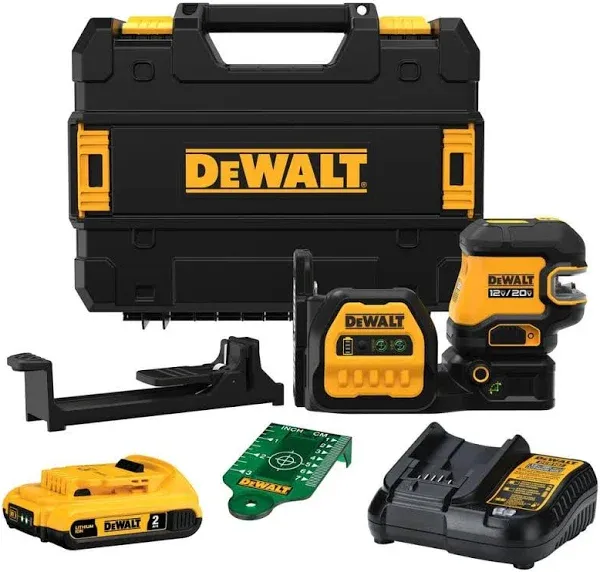 DEWALT 20V MAX 5 Spot Green Line Laser DCLE34520G