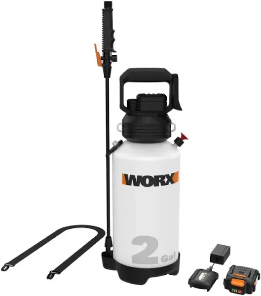 Worx WG829.9 20V Power Share 2-Gallon Cordless Yard Sprayer (no Battery and Charger Included - Tool Only)