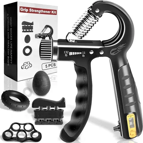 Grip Strength Trainer Kit 5 Pack